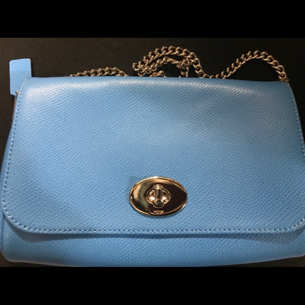 Coach blue purse